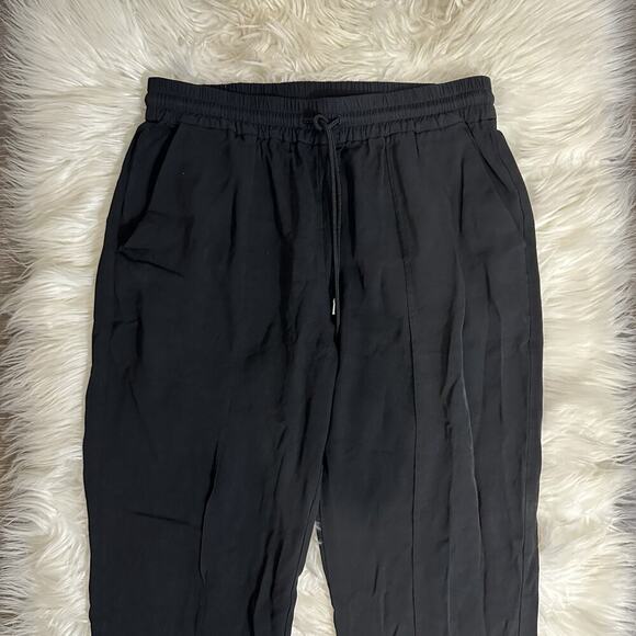 ATM Anthony Thomas Melillo Micro Twill Pull On Pants Size Small Black Pockets - Picture 3 of 5